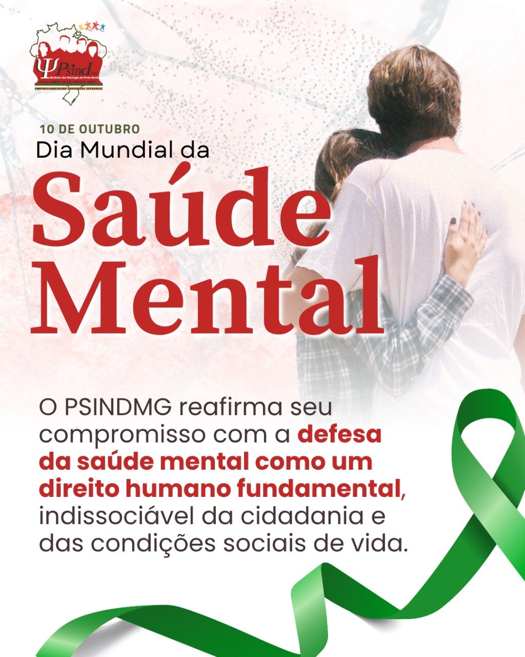 10/10 – Dia Mundial da Saúde Mental