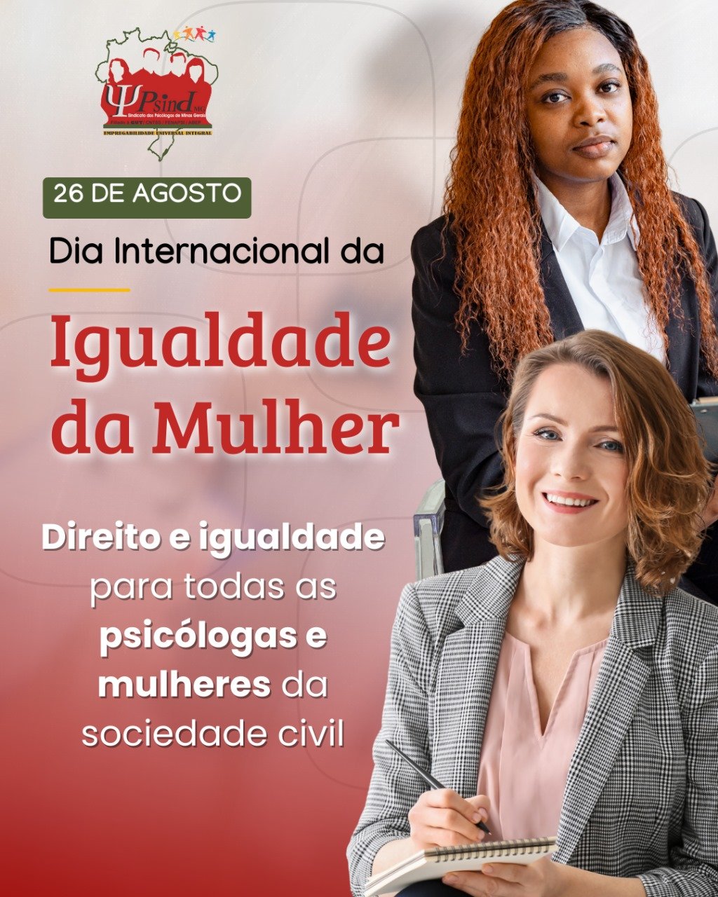 26.8 – Dia Internacional da Igualdade Feminina
