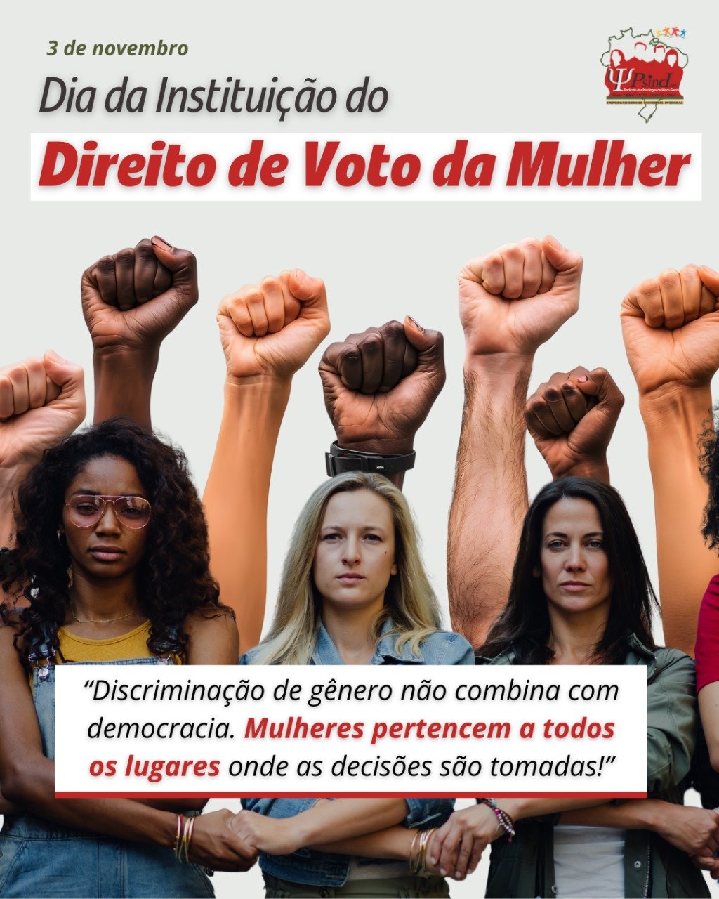 3/11 – Dia da Instituição do Direito de Voto da Mulher
