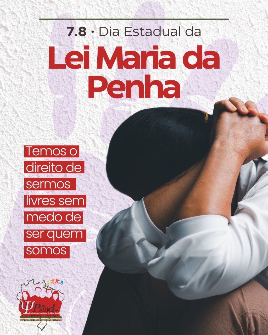 7/8 – Dia Estadual da Lei Maria da Penha