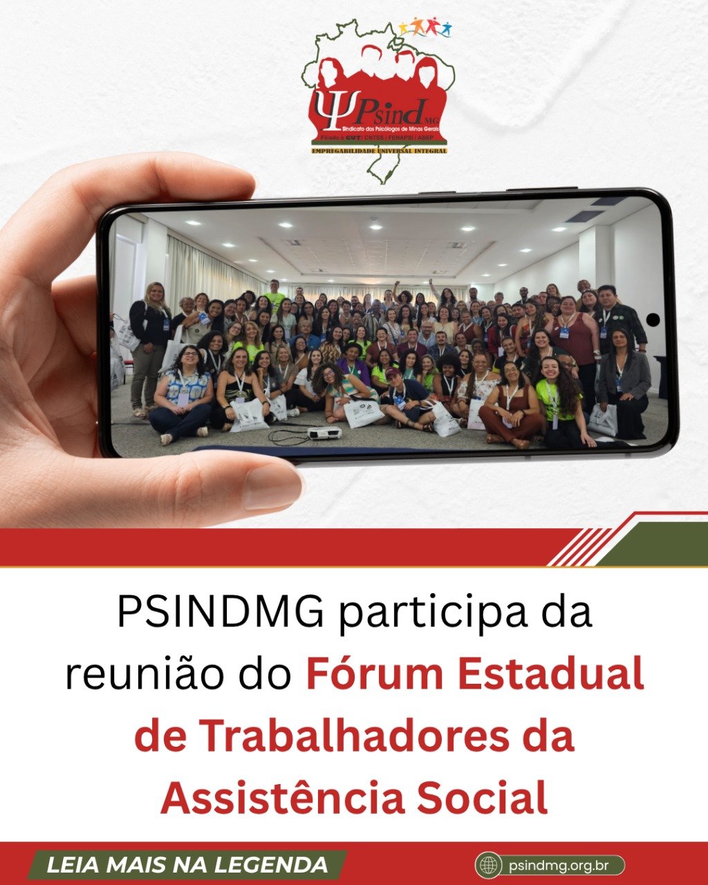 PSINDMG destaca a importância da coletivização no Fórum Estadual dos trabalhadores da Assistência Social