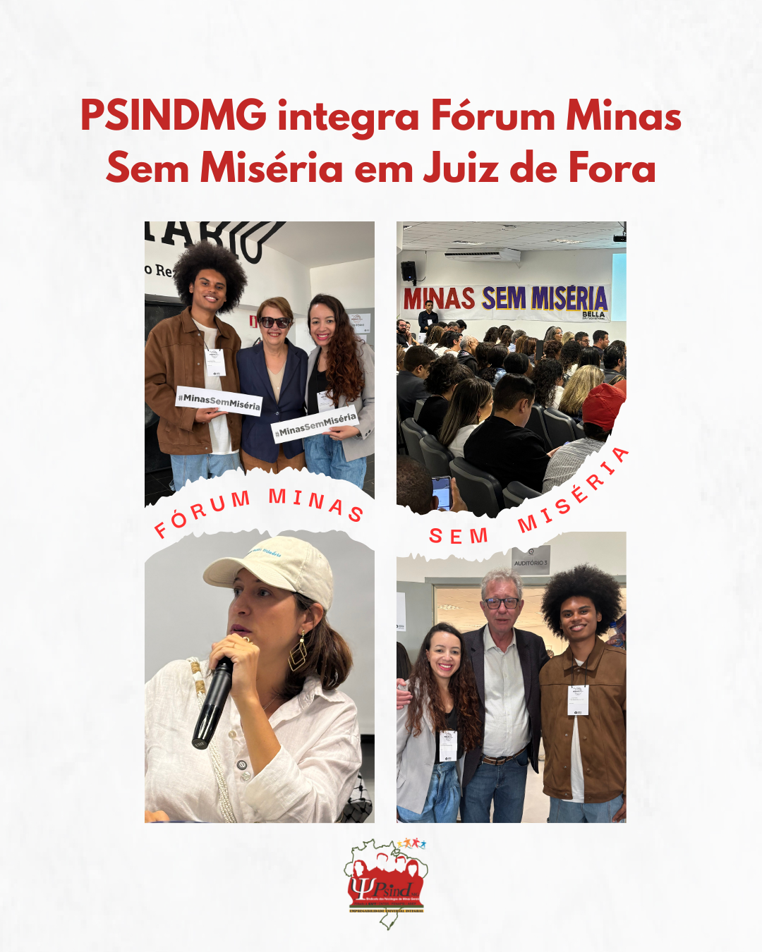 PSINDMG integra Fórum Minas Sem Miséria em Juiz de Fora