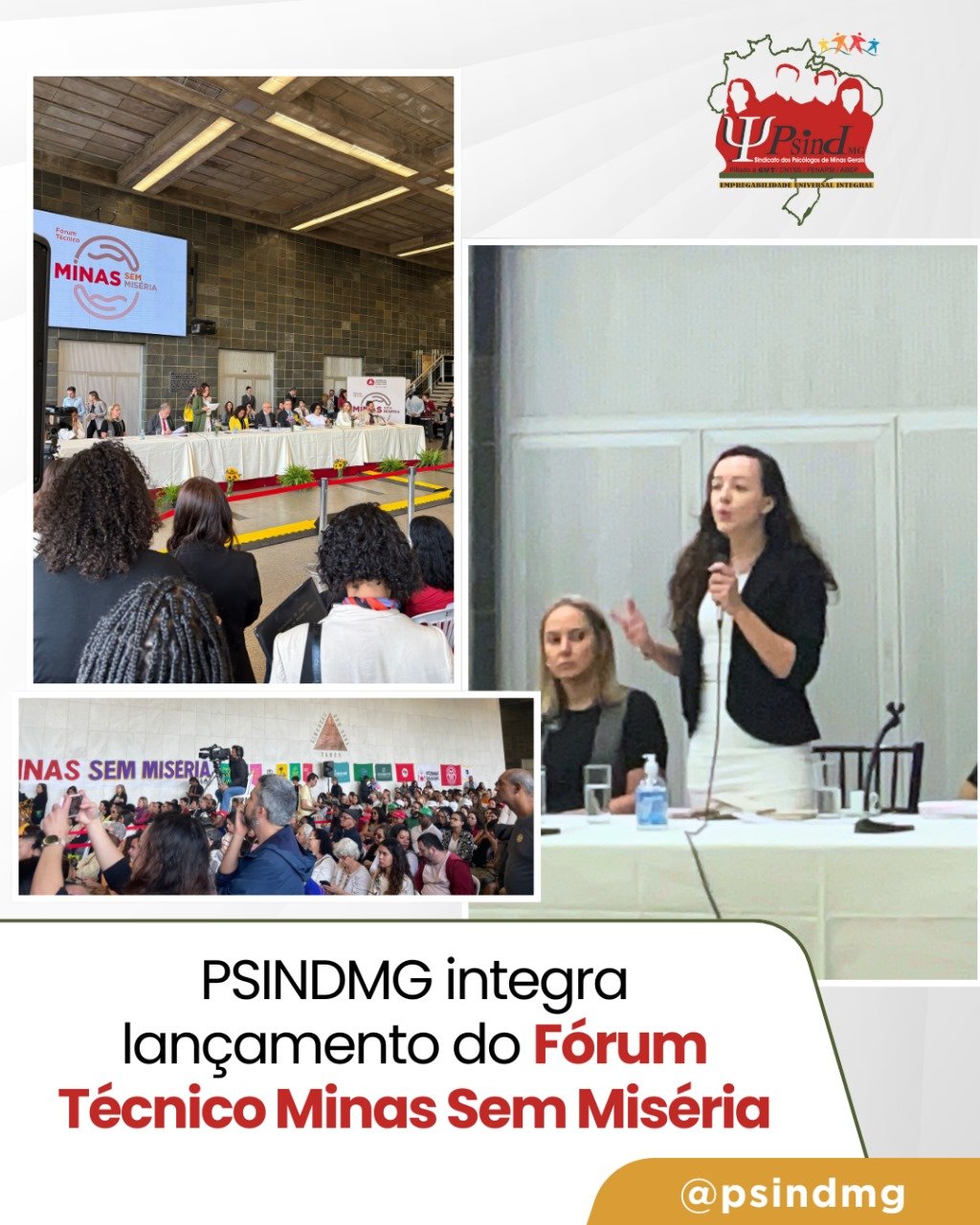 PSINDMG integra lançamento do Fórum Técnico Minas Sem Miséria