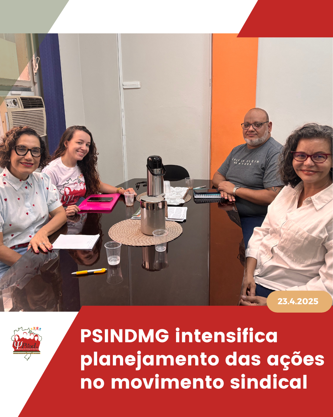 PSINDMG intensifica planejamento das ações no movimento sindical